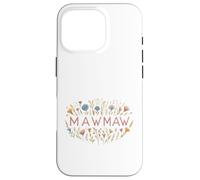 Carcasa para iPhone 16 Pro Mawmaw Floral Wildflower Garden Design para Abuelas