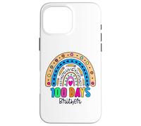 Carcasa para iPhone 16 Pro MAX 100 días más Brillantes y Felices 100 días de Escuela