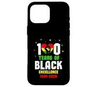 Carcasa para iPhone 16 Pro MAX 100 Years of Black Excellence 1926-2026 Celebration African