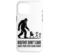 Carcasa para iPhone 16 Pro MAX A Bigfoot No Le Importa Tu Familia De Figuras De Palo