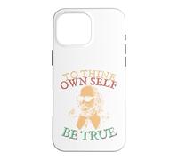 Carcasa para iPhone 16 Pro MAX A tu Propio yo sé Verdadero. Shakespeare en Gafas de Sol Hamlet