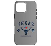 Carcasa para iPhone 16 Pro MAX Abanico Vintage de Texas 1845, Estados Unidos