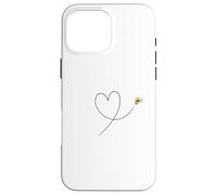 Carcasa para iPhone 16 Pro MAX Abeja Volar Un Corazón Animales Natural