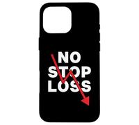Carcasa para iPhone 16 Pro MAX Accidente del Mercado de valores No Stop Loss Trading Bajista Daytrading