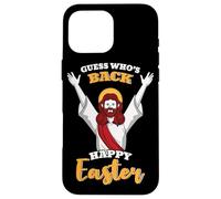 Carcasa para iPhone 16 Pro MAX Adivina quién ha Vuelto Feliz Pascua es sobre Jesús