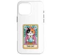 Carcasa para iPhone 16 Pro MAX Adivino Calico Cat The Cat Tarot Card