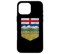 Carcasa para iPhone 16 Pro MAX Alberta Escudo DE Armas Bandera Canadiense Edmonton Calgary