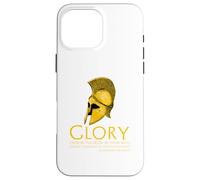 Carcasa para iPhone 16 Pro MAX Alejandro Magno Cita sobre la Gloria - Historia Griega Antigua