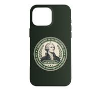 Carcasa para iPhone 16 Pro MAX Alexander Hamilton Cita Importancia del Derecho Constitucional