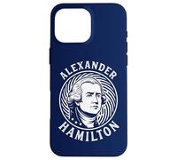 Carcasa para iPhone 16 Pro MAX Alexander Hamilton Patriota Americano, Padre Fundador