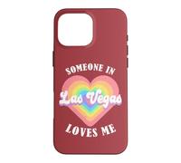 Carcasa para iPhone 16 Pro MAX Alguien en Las Vegas me ama City Heart