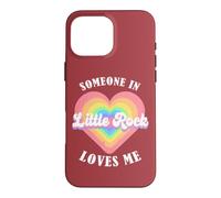 Carcasa para iPhone 16 Pro MAX Alguien en Little Rock Me ama City Heart