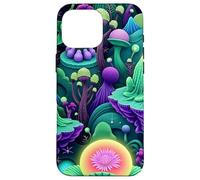 Carcasa para iPhone 16 Pro MAX Alien Flora Surrealista Botanical Fantasy World Graphic