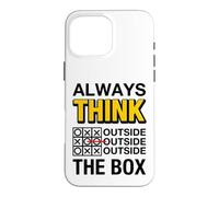 Carcasa para iPhone 16 Pro MAX Always Think Outside The Box Illustration Graphic Designs