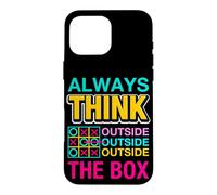 Carcasa para iPhone 16 Pro MAX Always Think Outside The Box Illustration Graphic Designs