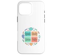 Carcasa para iPhone 16 Pro MAX Amable Comunicación Habla Escuchar Diseño de Conciencia