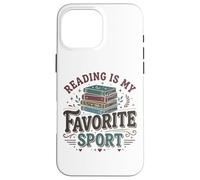 Carcasa para iPhone 16 Pro MAX Amante de los Libros Lectura Bookworm Bibliófilo Libro Nerd