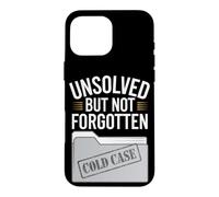 Carcasa para iPhone 16 Pro MAX Amante del Crimen Verdadero y Amante del Misterio sin Resolver