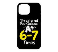 Carcasa para iPhone 16 Pro MAX Amenazado Pop Quizzes A Plus 6 7 Veces Profesor de matemáticas