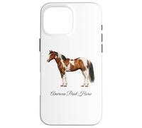 Carcasa para iPhone 16 Pro MAX American Paint Horse Hermosa Ecuestre