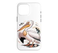 Carcasa para iPhone 16 Pro MAX American White Pelican Sea Bird Birder