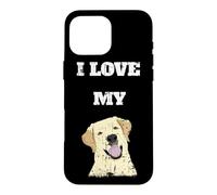 Carcasa para iPhone 16 Pro MAX Amo a mi Labrador Retriever
