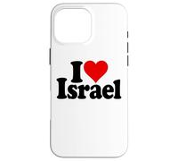 Carcasa para iPhone 16 Pro MAX Amo CORAZÓN Israel Cultura JUDÍA ISRAELÍ