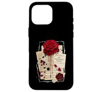 Carcasa para iPhone 16 Pro MAX An Enduring Trace Dark Academia Gothic Bleeding Rose Vintage