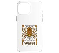 Carcasa para iPhone 16 Pro MAX Anansi la araña Historias Folclore de tramposos de África Occidental