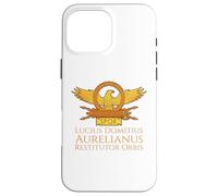 Carcasa para iPhone 16 Pro MAX Antiguo Emperador Romano Aureliano - Restitutor Orbis. SPQR Roma