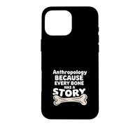 Carcasa para iPhone 16 Pro MAX Antropólogos forenses Restos Humanos Análisis Escena del Crimen