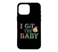 Carcasa para iPhone 16 Pro MAX Anuncio de Embarazo I Got The Baby Revelar Mardi Gras