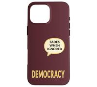 Carcasa para iPhone 16 Pro MAX Apatía Política Democracia
