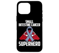 Carcasa para iPhone 16 Pro MAX Apoyo de Luchador Guerrero superhéroe para el cáncer de intestino Delgado
