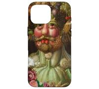 Carcasa para iPhone 16 Pro MAX Archimboldo Vertumnus Fruta Cara Renacimiento Arte Fino Divertido