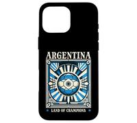 Carcasa para iPhone 16 Pro MAX Argentina, Tierra de Campeones - Orgullo Futbolístico