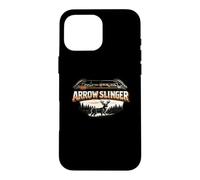 Carcasa para iPhone 16 Pro MAX Arrow Slinger Tradicional Tiro con Arco arqueros Camisa
