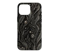 Carcasa para iPhone 16 Pro MAX Arte botánico de Algas Marinas oscuras del océano del Bosque de alg