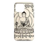 Carcasa para iPhone 16 Pro MAX Arte Vintage de Buda Serene para Meditación y Mindfulness