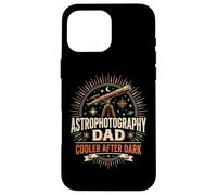 Carcasa para iPhone 16 Pro MAX Astrofotografía Papá Cooler After Dark Telescopio