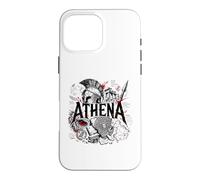 Carcasa para iPhone 16 Pro MAX Atenea Diosa Guerrera Griega Antigua Búho Esparta