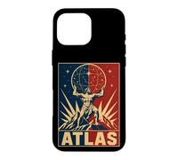 Carcasa para iPhone 16 Pro MAX Atlas Cósmico Titán Griego Sosteniendo Estrellas Cielo