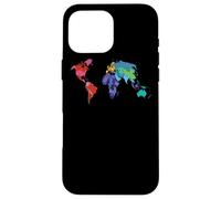 Carcasa para iPhone 16 Pro MAX Atlas de Bandera del país del Mapa del Mundo