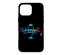 Carcasa para iPhone 16 Pro MAX Audio Level Peak Sound Engineer Music Producer Festival