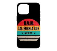 Carcasa para iPhone 16 Pro MAX Baja California Sur México Retro Vintage Baja California Sur