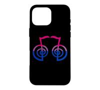 Carcasa para iPhone 16 Pro MAX Bandera Bisexual Kriya Reiki Símbolo Yoga Espiritual
