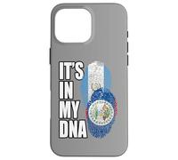Carcasa para iPhone 16 Pro MAX Bandera de ADN de Belice y Guatemala, Regalo de Patrimonio