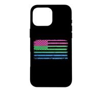 Carcasa para iPhone 16 Pro MAX Bandera de Estados Unidos PolySexual