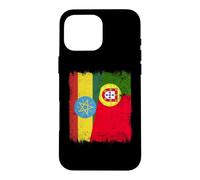 Carcasa para iPhone 16 Pro MAX Bandera de Etiopía Portugal | Raíces portuguesas etíopes