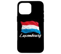 Carcasa para iPhone 16 Pro MAX Bandera de Luxemburgo Patriótica Hombres Mujeres Niños Luxemburgués
